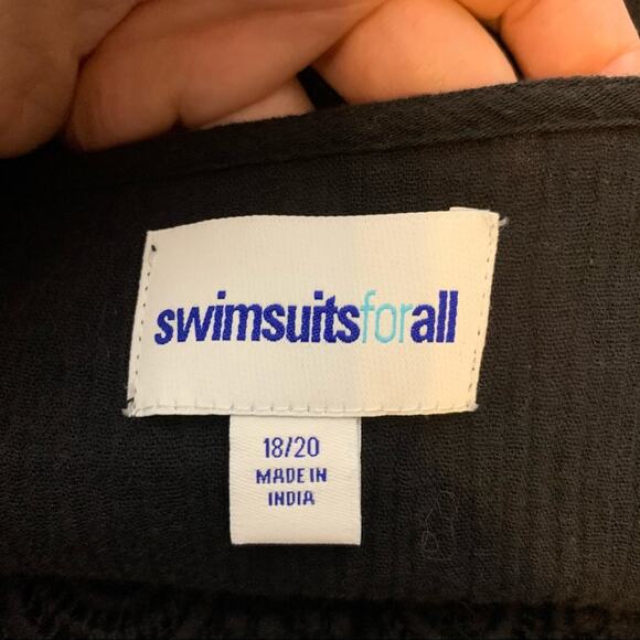 Swimsuits for all gauze crochet swim cover up - Picture 4 of 7